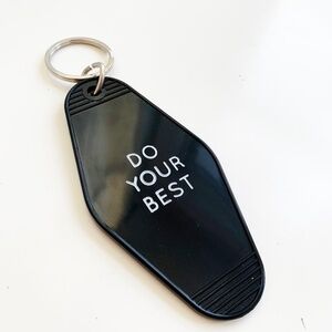 Three Potato Four Vintage Style "Do Your Best" Keychain - NEW